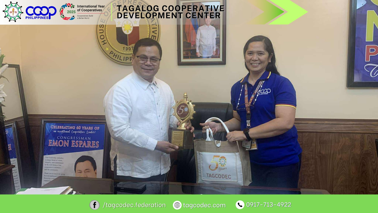 You are currently viewing Meet with Cong. Emon Espares and Award Handover