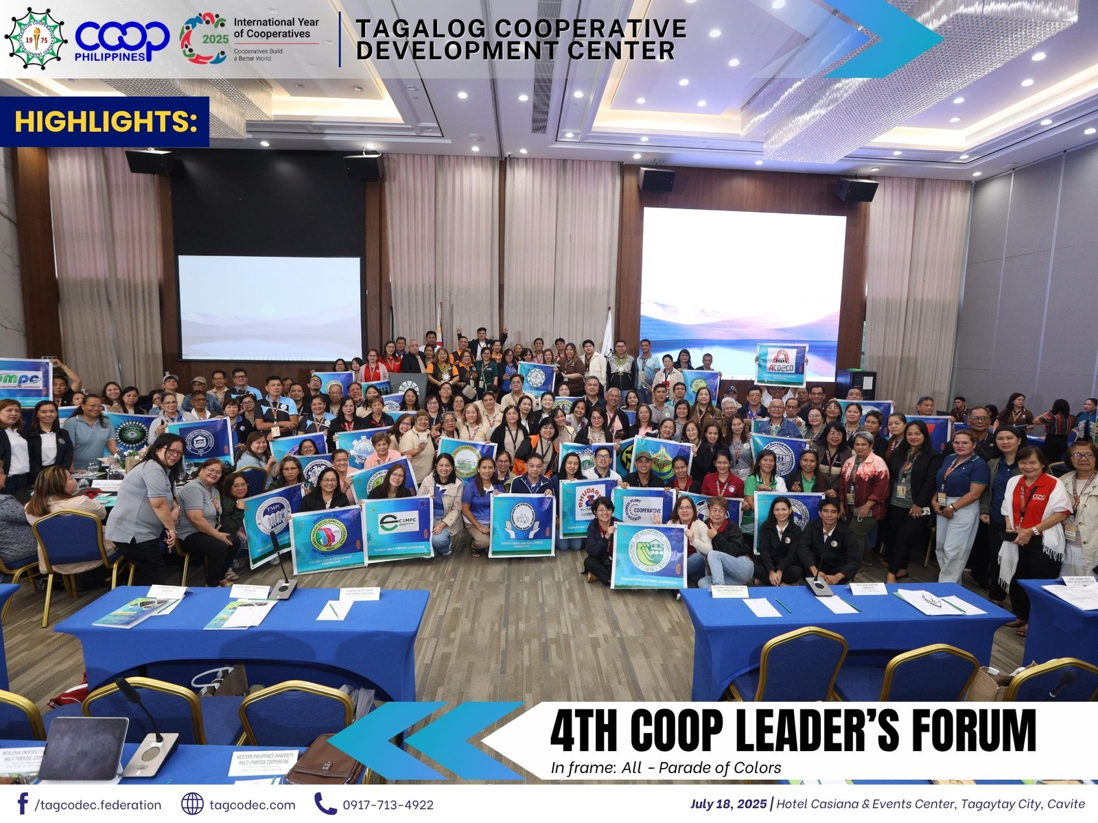 You are currently viewing TAGCODEC 4th Coop Leader’s Forum