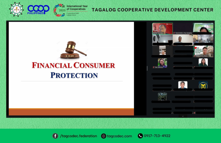 Read more about the article 𝐓𝐑𝐀𝐈𝐍𝐈𝐍𝐆 𝐇𝐈𝐆𝐇𝐋𝐈𝐆𝐇𝐓𝐒 | Understanding Financial Consumer Protection: RA 11765 & CDA 2025-08