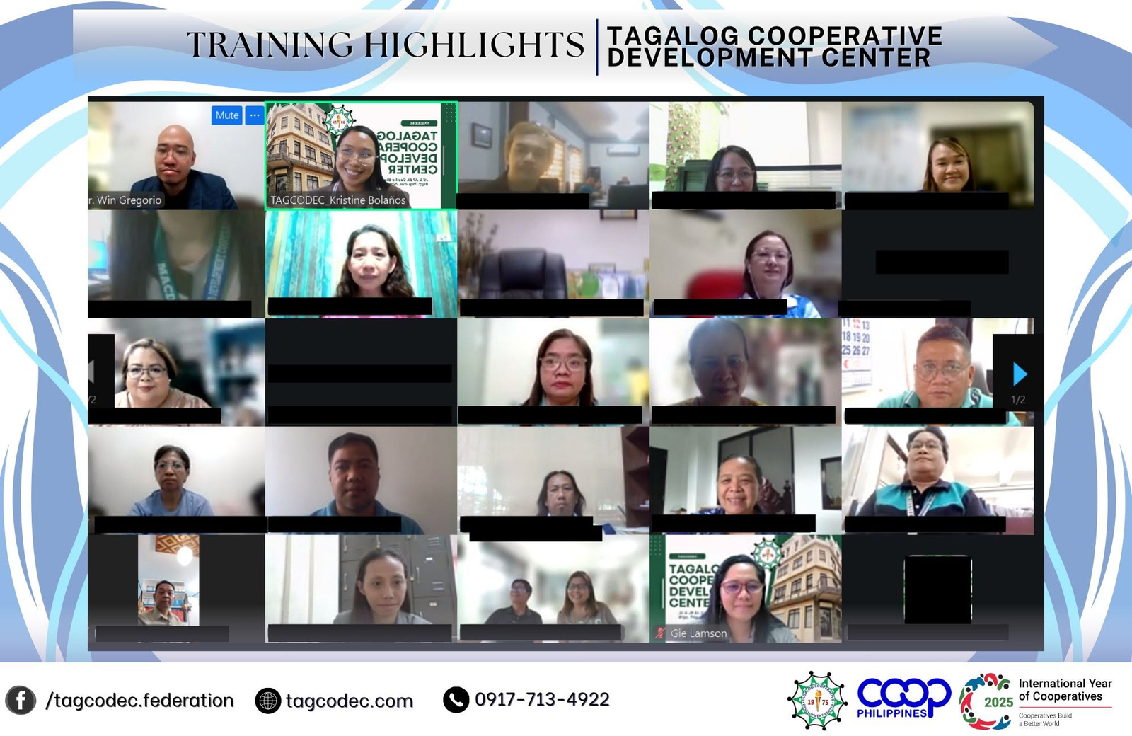 You are currently viewing 𝐓𝐑𝐀𝐈𝐍𝐈𝐍𝐆 𝐇𝐈𝐆𝐇𝐋𝐈𝐆𝐇𝐓𝐒 | HR Talk Series: Supervisory Leadership in Cooperatives: Managing with Values and Accountability